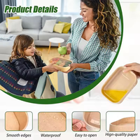 Bols et gobelets carrés en papier biodégradable à paroi simple, de qualité alimentaire, jetables, pour salades, 300 pièces par boîte