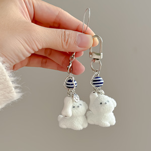 Adorable Cute Soft Plush Dog Keychain Stuffed Animal Keychain Plush Keychain Puppy for Promotion Gifts