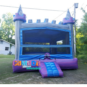 Castillo de mármol púrpura y gris Inflable Grande Inflable Jump Bounce House Comercial Bouncing Castle Moon Walk Niños y adultos - Product Image 3