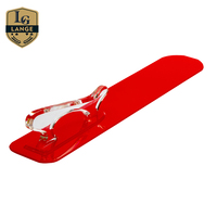 Accessoires de casino, jeux de roulette et de baccarat, palette de croupier en acrylique rouge
