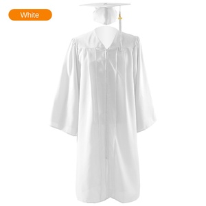 Robe Universitaire Américaine Unisexe pour Étudiants et Maîtres <span class=keywords><strong>Doctorat</strong></span> Robe Tissée Uniforme Scolaire pour Adultes Costume <span class=keywords><strong>de</strong></span> Graduation - Product Image 3