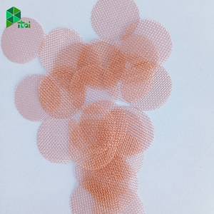 Chất lượng cao 9/10/12.7/13/15/19/20 Mét Màn hình Bộ lọc đĩa đồng dệt 60 lưới đồng Lưới thuốc lá lọc đĩa - Product Image 5