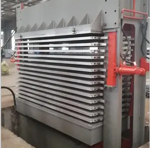 new design synchronous acacia/rubber veneer solid plate hot press dryer to Indonesia