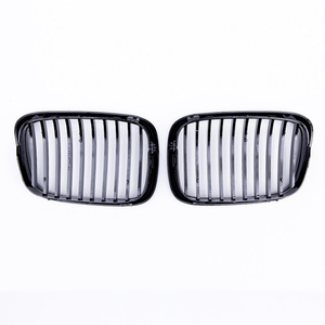 LUMA 95-04 griglia a lamella singola lucida/nero opaco per <span class=keywords><strong>BMW</strong></span> serie 5 <span class=keywords><strong>E39</strong></span> 1995-2004 griglia del <span class=keywords><strong>paraurti</strong></span> anteriore nuova condizione - Product Image 3