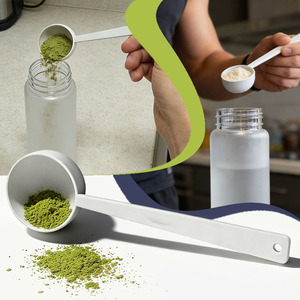 Cucharas Medidoras de Metal Personalizadas, Ligeras, de Aluminio, de 15ml, 20ml, 30ml, para Polvo de Proteína y Nutrición - Product Image 3