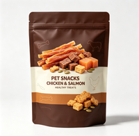 Sachet Doypack Mat Personnalisé en PE Qualité Alimentaire avec Fermeture Zip Refermable pour Chips de Légumes et Aliments Séchés