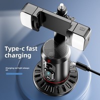 2025 Q02 pelacak wajah otomatis Gimbal Stabilizer 360 rotasi pemegang telepon aluminium Aloi Tripod Monopod AI Studio foto