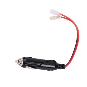 Car Cigar <strong>Lighter</strong> Plug Cable-EV Charger Fast Charger 12-24V Male to DC Bullet Connector Terminal Wiring <strong>Lead</strong> - Product Image 1