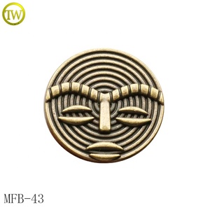 Good Quality <strong>Gold</strong> logo Garment Metal Shank <strong>Button</strong> Customized Design Private Metal <strong>Buttons</strong> for Pants - Product Image 4
