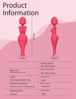 Vibrateur G-Spot 2 en 1, 10 modes de vibration, 10 modes de succion, 236 mm, silicone médical, étanche, rechargeable par USB, masseur pour femmes