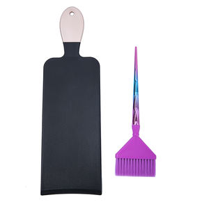 Nuovo Design ABS Glamnetic manico a coda di diamante cromato morbido pennello colorante in Nylon viola per parrucchiere barbiere - Product Image 1