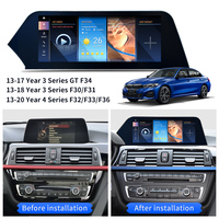 Autoradio GPS Navigation pour BMW Série 3 4 F30 F31 F32 F33 F36 GT F34 Stéréo 2013-2020 CarPlay Android Auto Lecteur DVD de voiture