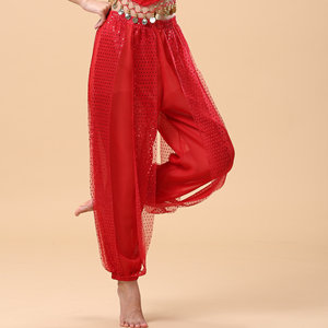 Pantalon de <span class=keywords><strong>danse</strong></span> orientale Ecowalson pour femmes adultes, costume de <span class=keywords><strong>danse</strong></span> <span class=keywords><strong>folklorique</strong></span> indienne, pantalon d'entraînement pour filles adultes - Product Image 6
