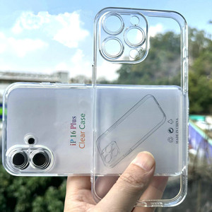 <span class=keywords><strong>Promotion</strong></span> Prix Transparent Clair Anti Choc Doux TPU 1.5mm Cas de Téléphone Portable pour iPhone 15 14 13 16 Pro Max Couverture Arrière - Product Image 5