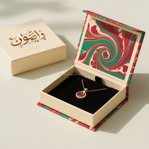 Christmas Gift Packaging Luxury Moissanite Ring Earrings Tennis Chain Bracelet Small <b>Paper</b> Jewelry Box - Product Image 4