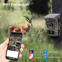 Nouveau Durable IR LED haute résolution étanche Vision nocturne IP67 caméra de sentier de la faune 60MP 4K caméras de chasse à énergie solaire