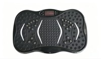Magnetische Massage-Vibrationsplatte für den Ganzkörper mit Fernbedienung, Fettreduzierende Fitness-Vibrationsplattform für Zuhause