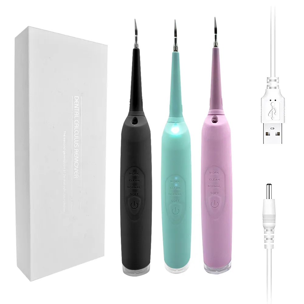 Professional Second Generation 5 Adjustable Modes Electric Ultrasonic Sonic Dental Scaler Tooth Calculus Remover