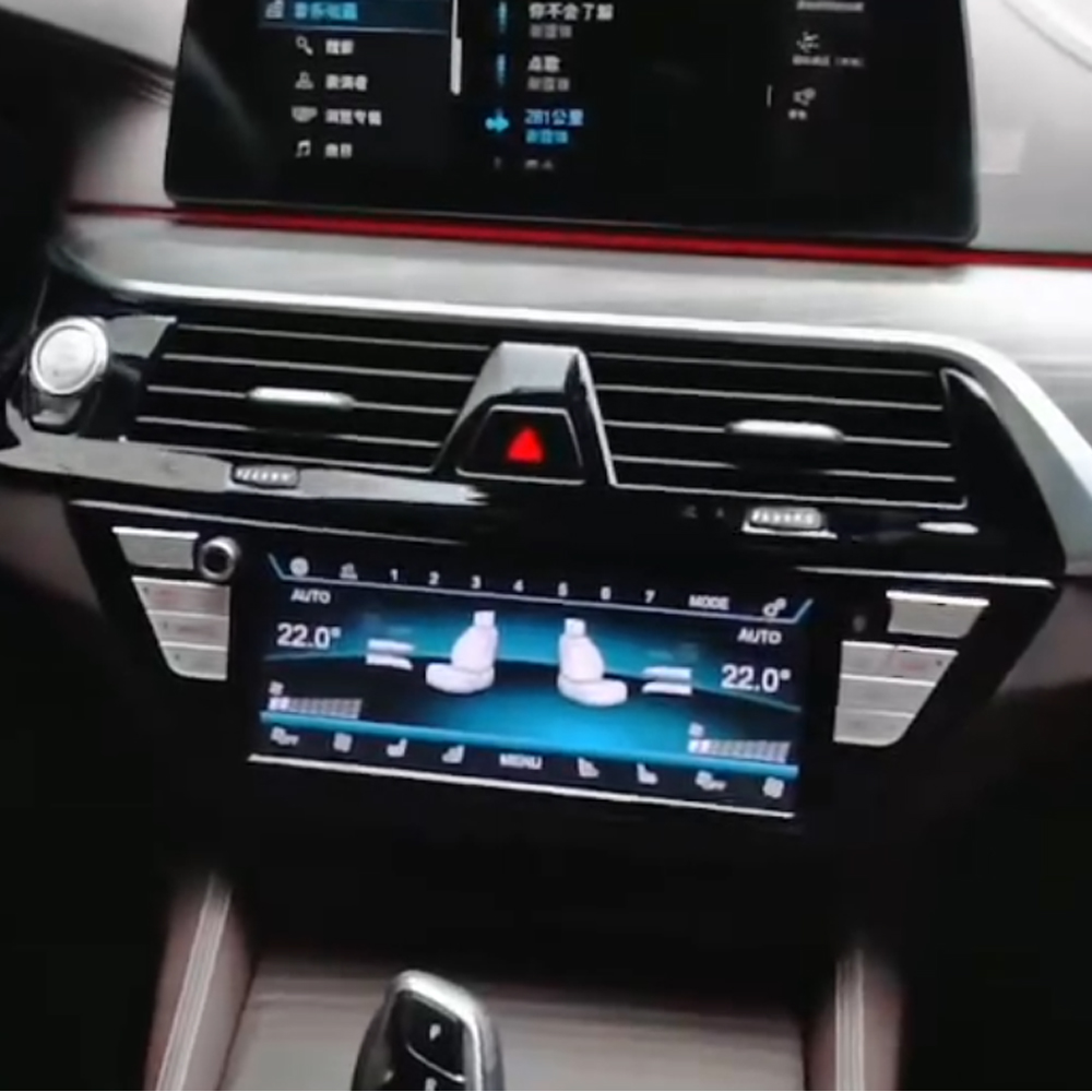 LEDカーエアコンタッチスクリーンデジタルAirConACパネルBMW 5
