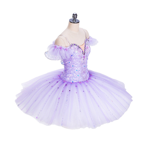 Tutu de danse pour filles, tutu de ballet classique personnalisé pour adultes, lilas, 12 couches, tutu de ballet professionnel pour femmes, fée du sucre, robe de ballet - Product Image 2