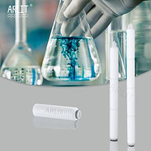 <span class=keywords><strong>PTFE</strong></span> hidrófilo plissou a polegada 10 do filtro da membrana 0,2 mícrons para a filtragem estéril - Product Image 4