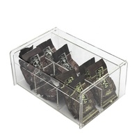 Boîte en acrylique transparente rectangulaire sur mesure avec couvercle, boîte de rangement et d'exposition en plastique