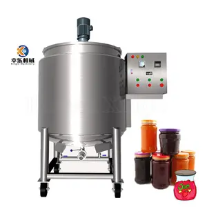 Chemical Machine Equipment Steam Cosmetic Liquid Movable Vacuum Homo Mixer Electric Heating And Mixing Tank For Cosmetics