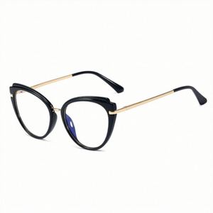 Nouvelles lunettes de vue pour ordinateur, style vintage, logo personnalisé, monture TR90, verres transparents, anti-lumière bleue, pour femmes - Product Image 3