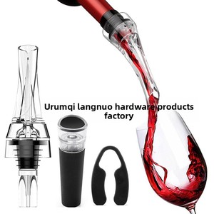 ที่รินไวน์แดงแบบเร็ว ดีไซน์มินิมอล สแตนเลสสตีล สำหรับใช้ในบ้าน พร้อมจุกซิลิโคนรูปดอกทิวลิปแบบแยกส่วน - Product Image 3