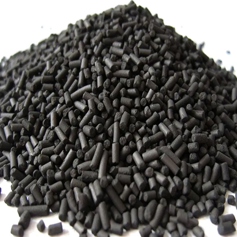 Productos químicos para tratamiento de agua Pellet Carbón activado columnar adsorbente de grado industrial