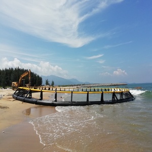 Jaula Circular para Peces de HDPE Resistente a Impactos, Instalación de Acuicultura Profunda en Alta Mar con Estructura Reforzada - Product Image 3