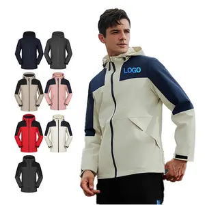 Atacado Personalizado Homens Mulheres Inverno Outdoor Jacket Windproof e Tops Impermeáveis Jaquetas Casaco