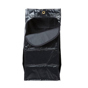 Bolsa de Vinilo Personalizada para Carro de Limpieza, Bolsa de Repuesto para Carro de Limpieza, Bolsa Recubierta de PVC con Cremallera para Conserjería Comercial - Product Image 3