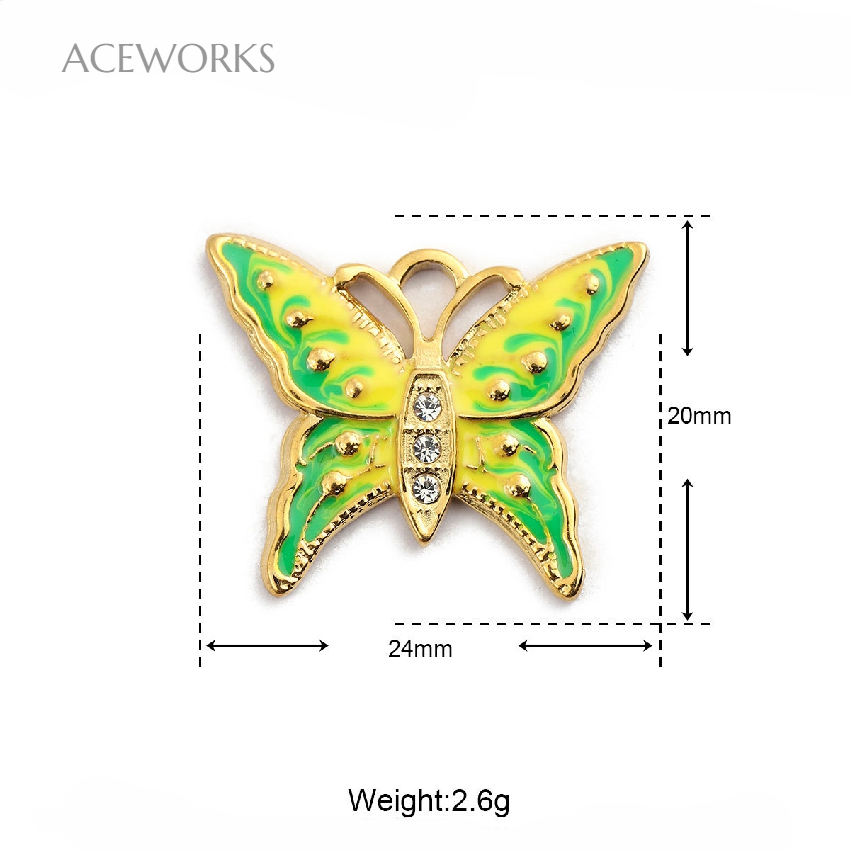 Butterfly Green-Gold