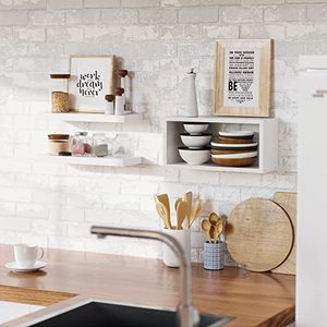 Factory Direct Moderne Badezimmer regale Wandre gale mit Halterungen über schwimmenden Toiletten regalen für Badezimmer - Product Image 2