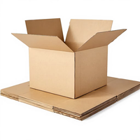 Für den Alltag: Quadratische Umzugskartons zum Verpacken und Versenden, große Größe 20" x 20" x 15", braun, 6er-Pack, hergestellt in China