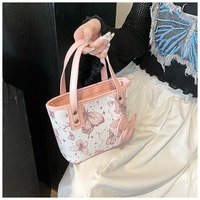 Sacs en PU populaires pour femmes pour l'été, sacs à bandoulière et sacs fourre-tout polyvalents, sacs seau tendance 2024, sacs portables