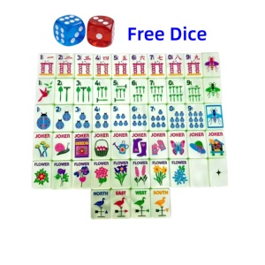 Fichas de Mahjong Americanas de Acrílico, Juego de Lujo con Grabado Refinado - Product Image 2