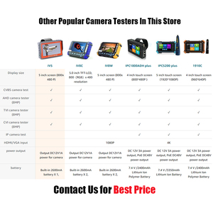 בוחן מצלמות אבטחה נייד IV5 בגודל 5 אינץ' 8MP AHD TVI CVI CVBS PTZ 4 ב-1 <span class=keywords><strong>IP</strong></span> לבדיקת מצלמות CCTV, ניטור אבטחה - Product Image 6