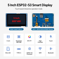Placa de Desarrollo AIoT ESP32 con Pantalla Táctil TFT IPS RGB de 5 Pulgadas 800*480, Módulo Inteligente con LVGL, WIFI, BLe y Uart