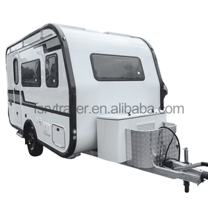 Nuovo Design Roulotte da Viaggio per 2 Persone Casa Mobile per Campeggio <span class=keywords><strong>Camper</strong></span> Trailer Sportivo di Lusso Mini Caravan in Stock - Product Image 2