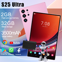 Tablette Android pas chère ODM JDLPB-30 S25 Ultra 5G, écran 10,1 pouces, double cœur, haute résolution, tablette éducative pour enfants, tablette scolaire