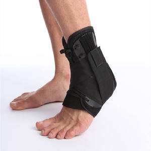 Running Basketball Injury Recovery Sprain Lace up Adjustable Sport <b>Foot</b> Support Ankle Brace - Product Image 2