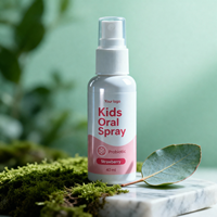 Spray buccal professionnel premium naturel doux et efficace pour enfants, à base de probiotiques et de soin à la fraise, pour le commerce international OEM