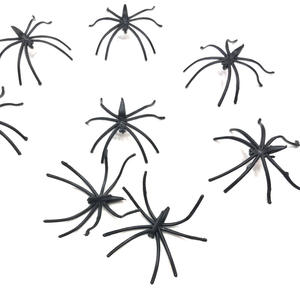Arañas de plástico pequeñas multicolores de 4,5 cm, arañas pequeñas, accesorios de broma de terror, <span class=keywords><strong>araña</strong></span> para decoraciones al aire libre de Halloween - Product Image 3