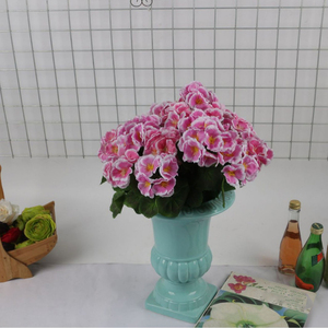 Uv kháng thực tế trang trí nội thất Lụa Nhân Tạo Geranium Flower Bush Begonia Rose trong nhà và ngoài trời bó hoa - Product Image 4