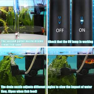 ตัวกรองสำหรับตู้ปลาและอุปกรณ์เสริมสำหรับน้ำเค็มแบบแขวนขนาดเล็ก <span class=keywords><strong>K1</strong></span>ตัวกรองออกซิเจนในบ่อปลา - Product Image 6