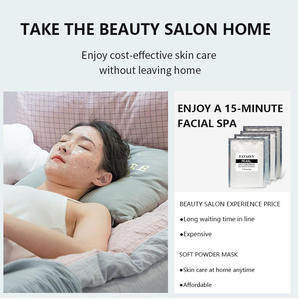 FATAZEN – masque en poudre à base d'extrait de plante biologique pour la peau, soins de beauté personnels, lissage, hydratation en profondeur, masque éclaircissant - Product Image 3