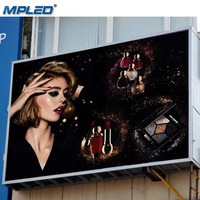 Écran Publicitaire LED Extérieur Flexible MPLED P6 P8, Panneau d'Affichage LED SMD Pleine Couleur pour Panneaux d'Affichage, Prix