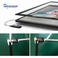 INGSCREEN 32 43 46 49 50 55 65 75 pouces IR Multi écran tactile cadre bricolage Kit de superposition d'écran tactile infrarouge pour kiosque de paiement